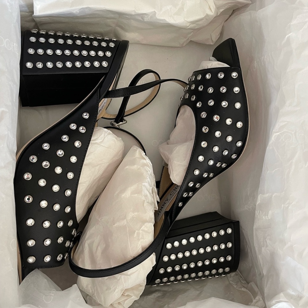 Jimmy choo sparkly sandals